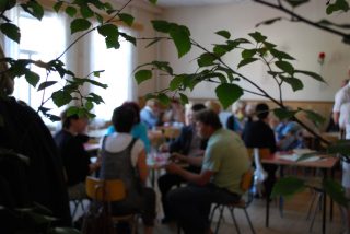 Meetings, family parties, cultural events and fairs are possible in Kokkolan Työväentalo.