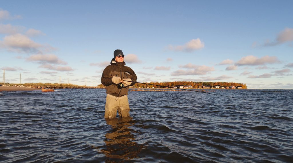 Viehekalastusta Kokkolan Lohtajan rannoilla